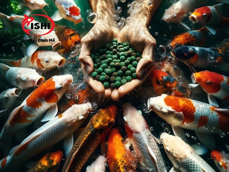 Tiêu chí lựa chọn cám cho cá koi